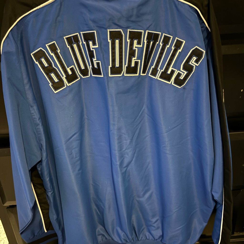 Duke Blue Devils Pull Over ,Wind Breaker Trainer Zip Up And Shorts